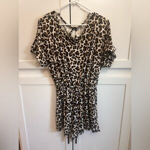 Entro Leopard Print Blouse
